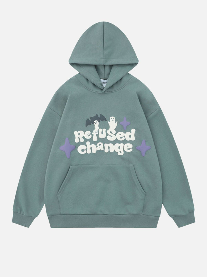 SOWHATON™ REFUSED OVERSIZED PRINT HOODIE