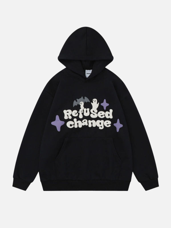 SOWHATON™ REFUSED OVERSIZED PRINT HOODIE