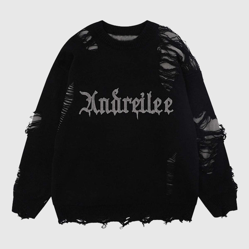 SOWHATON™ VINTAGE DISTRESSED KNIT KAZAK