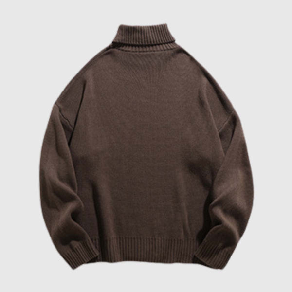 SOWHATON™ CHUCKY KNIT TURTLENECK KAZAK