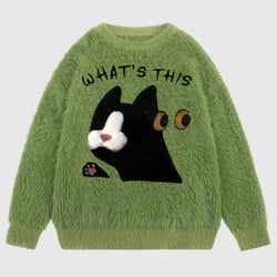 SOWHATON™ FUZZY CAT DESIGN KAZAK