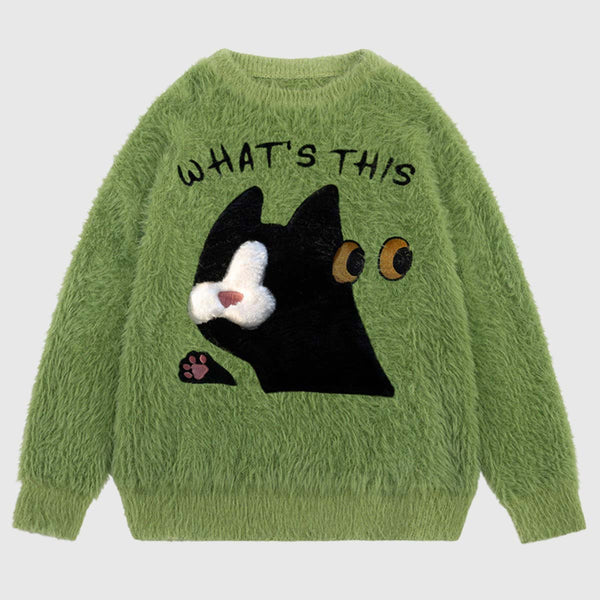 SOWHATON™ FUZZY CAT DESIGN KAZAK