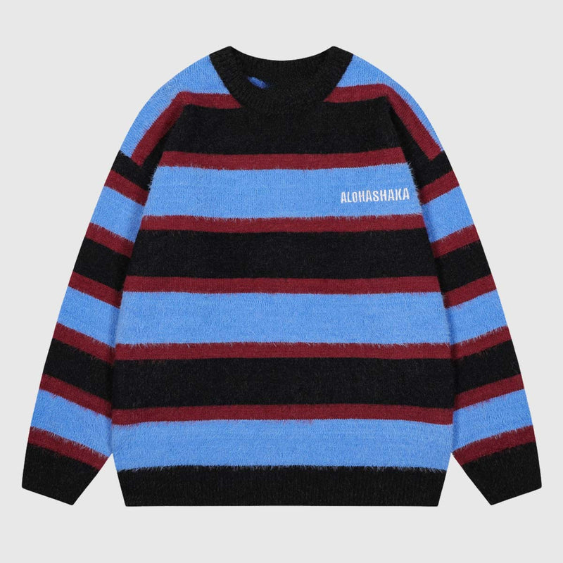 SOWHATON™ VINTAGE STRIPED KNIT KAZAK