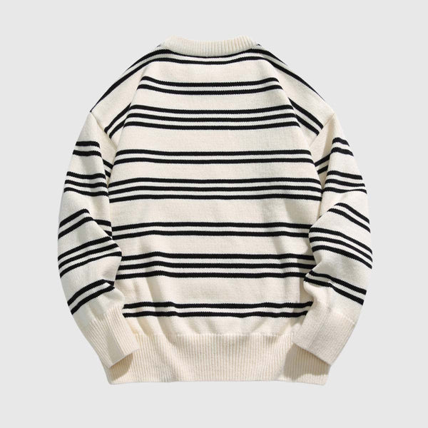 SOWHATON™ BOLD STRIPE KNIT KAZAK