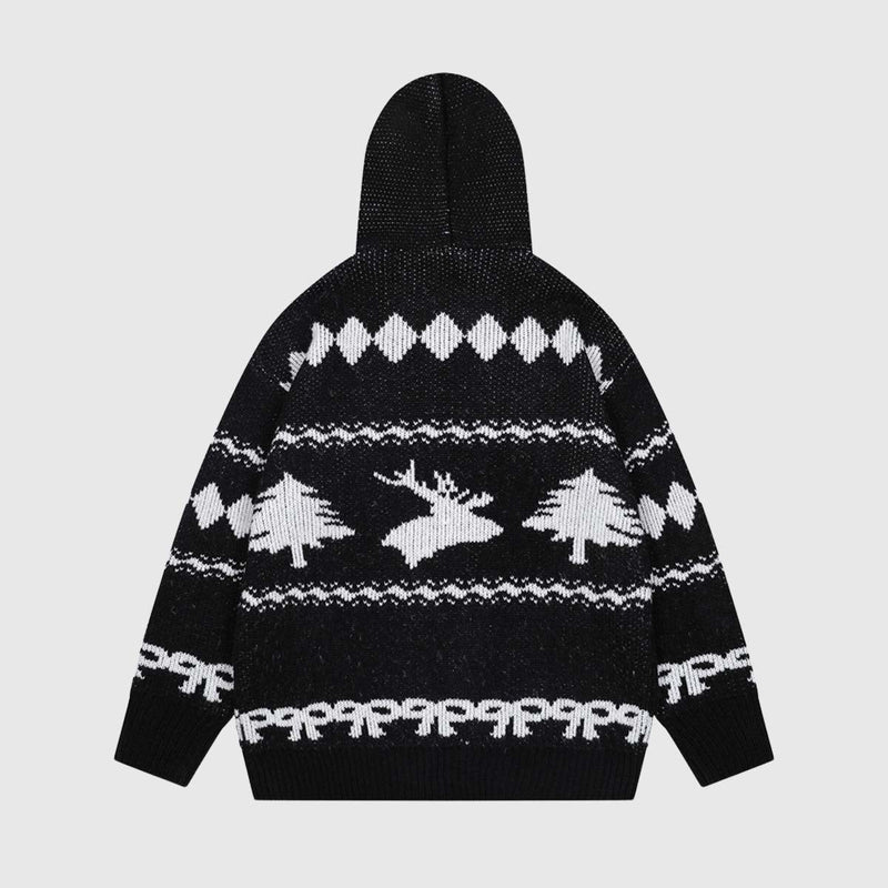 SOWHATON™ HOODED CHRISTMAS KNIT HIRKA