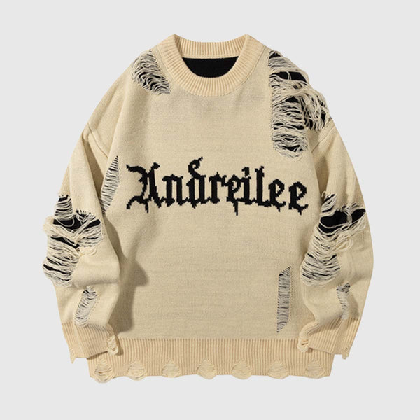 SOWHATON™ VINTAGE DISTRESSED KNIT KAZAK