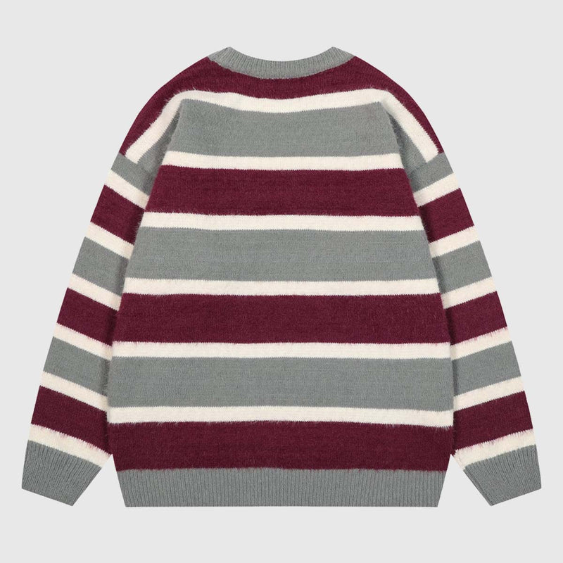 SOWHATON™ VINTAGE STRIPED KNIT KAZAK