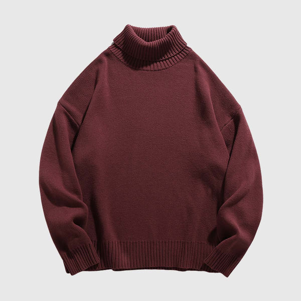 SOWHATON™ CHUCKY KNIT TURTLENECK KAZAK