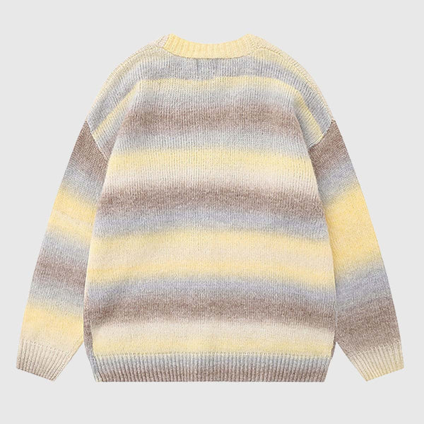 SOWHATON™ GRADIENT STRIPED KNIT HIRKA