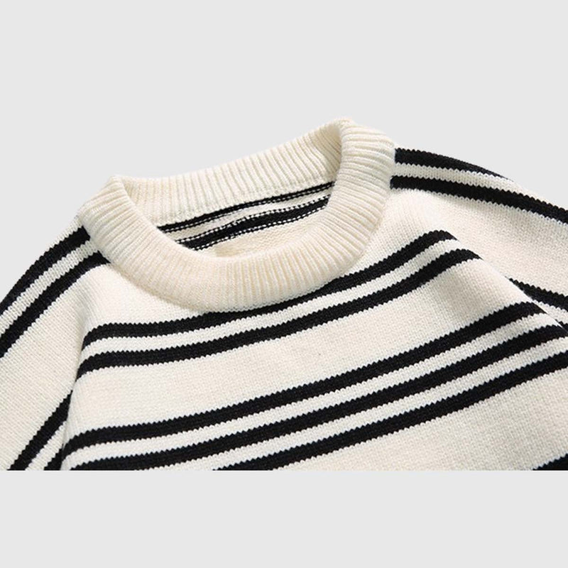 SOWHATON™ BOLD STRIPE KNIT KAZAK