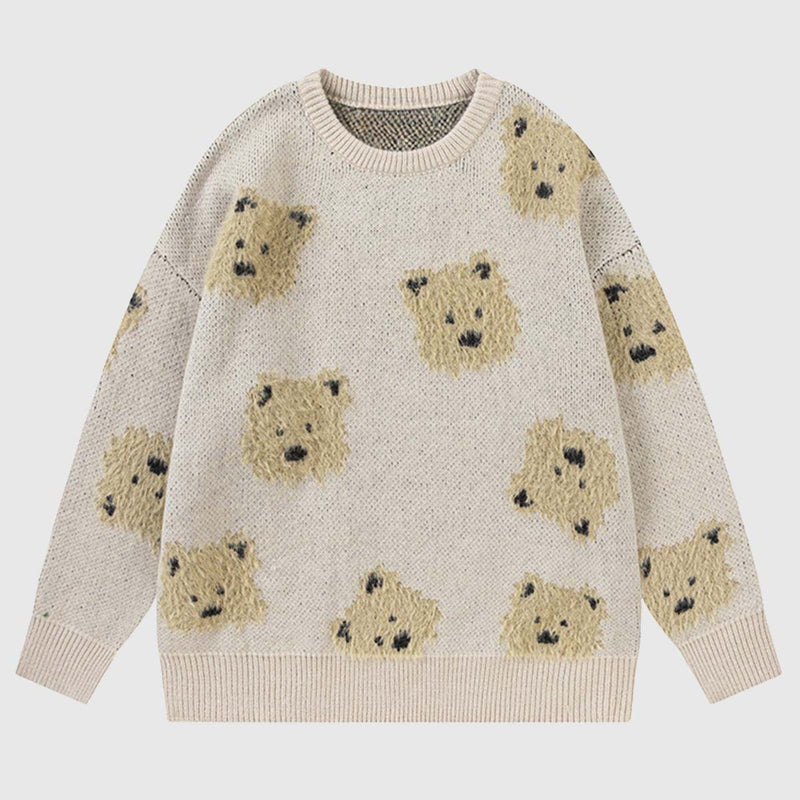 SOWHATON™ DOG PATTERN KNIT KAZAK