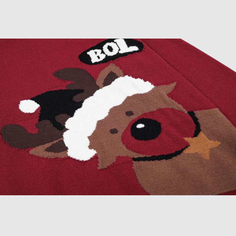 SOWHATON™ REINDEER KNIT CHRISTMAS KAZAK