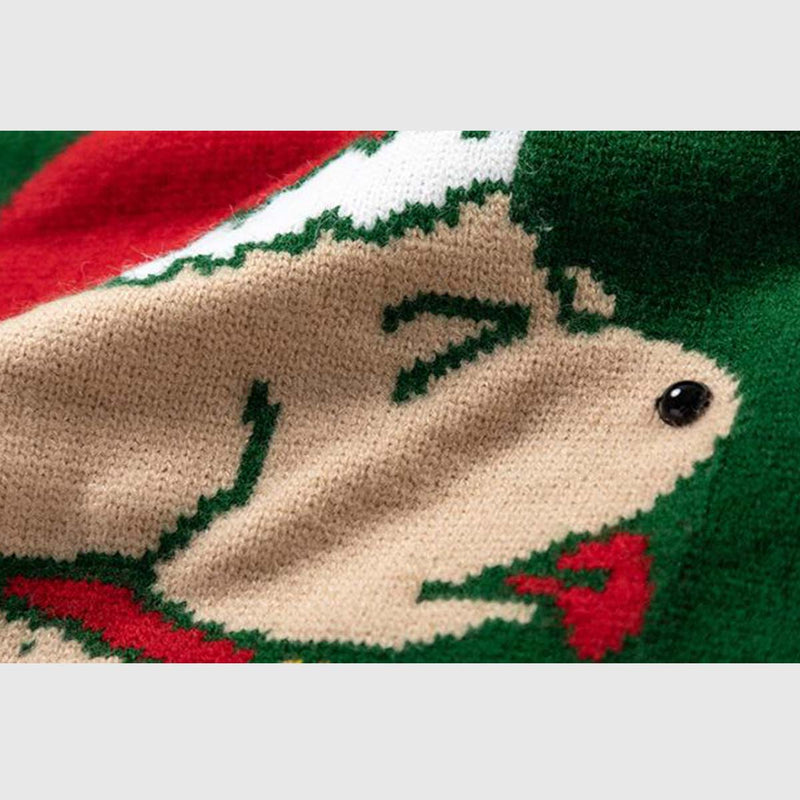 SOWHATON™ SANTA DOG KNIT KAZAK