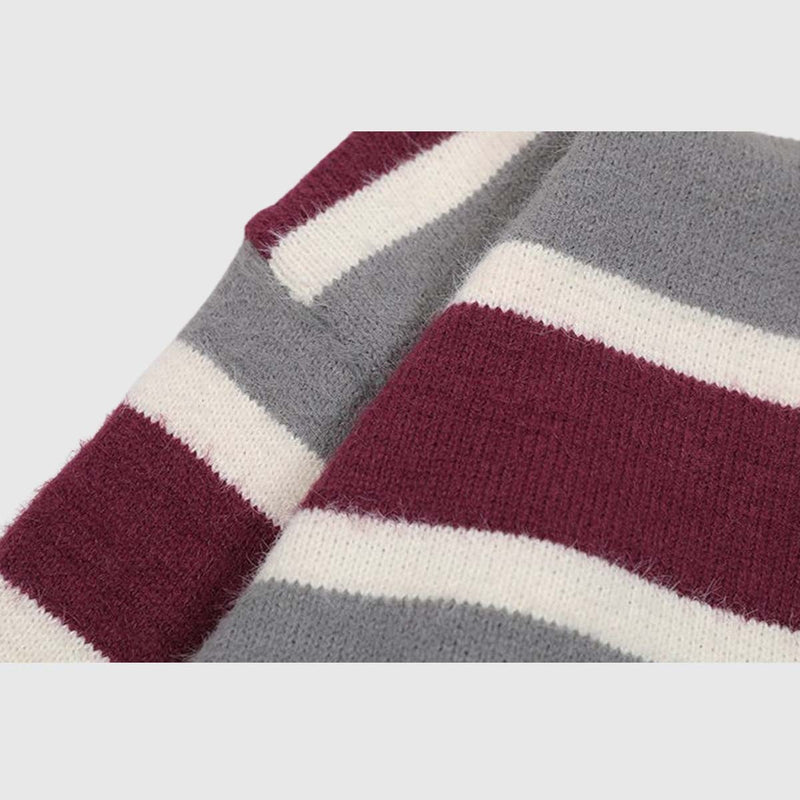 SOWHATON™ VINTAGE STRIPED KNIT KAZAK