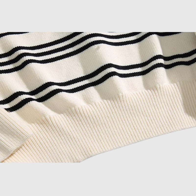 SOWHATON™ BOLD STRIPE KNIT KAZAK