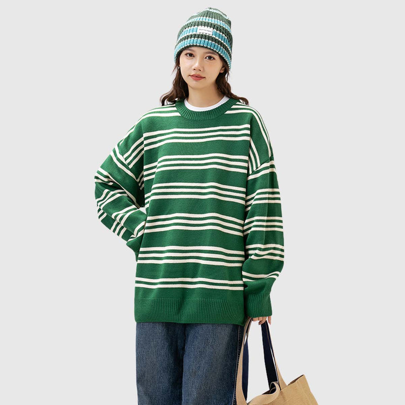 SOWHATON™ BOLD STRIPE KNIT KAZAK