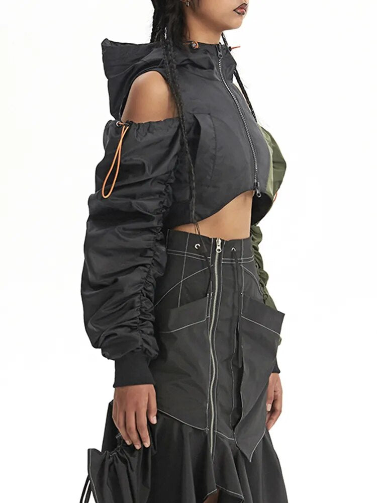 SOWHATON™ PARACHUTE CROPPED CEKET