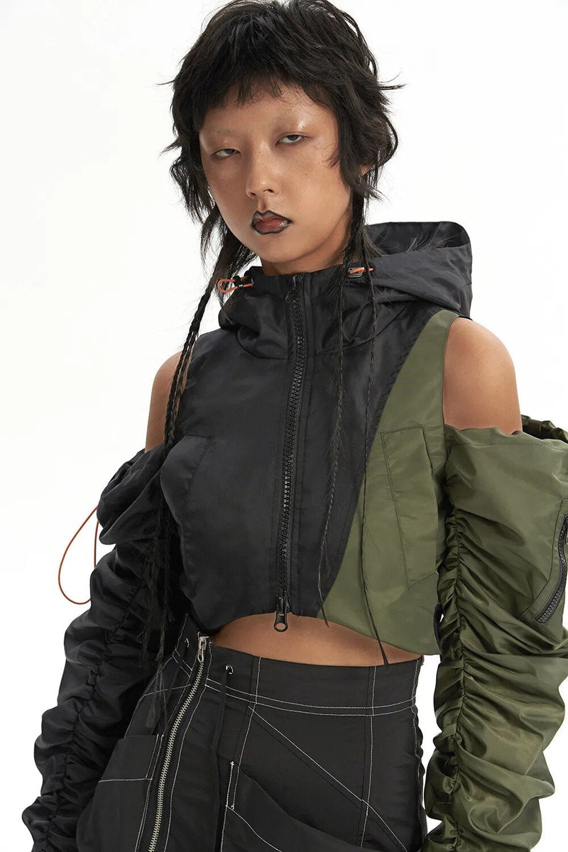 SOWHATON™ PARACHUTE CROPPED CEKET