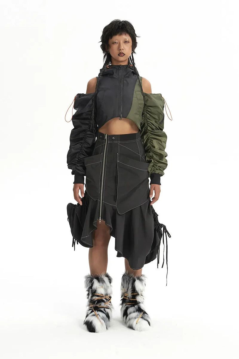 SOWHATON™ PARACHUTE CROPPED CEKET