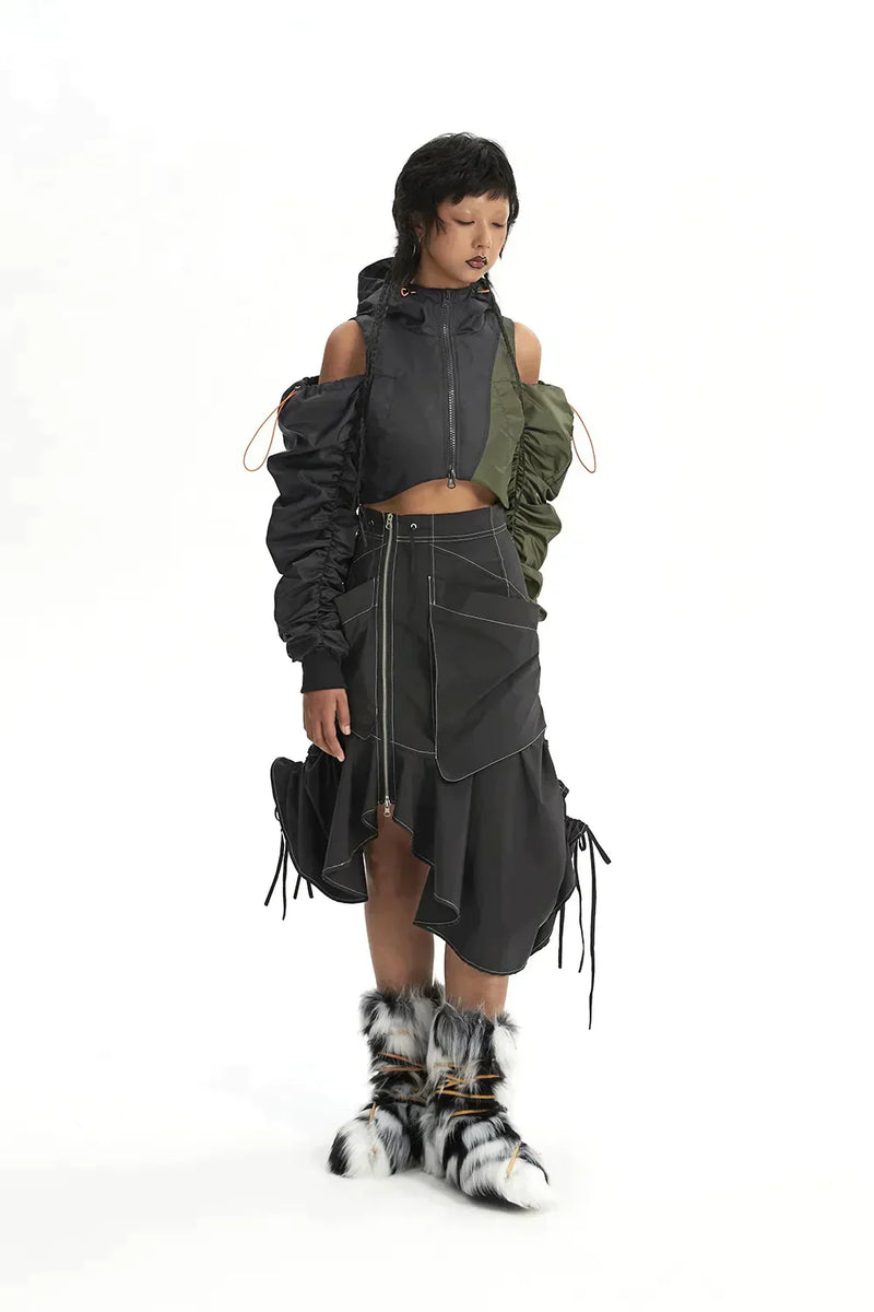 SOWHATON™ PARACHUTE CROPPED CEKET