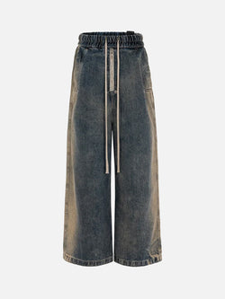 SOWHATON™ "STREET STAR" VZ9 HARD WASHED BAGGY JEANS