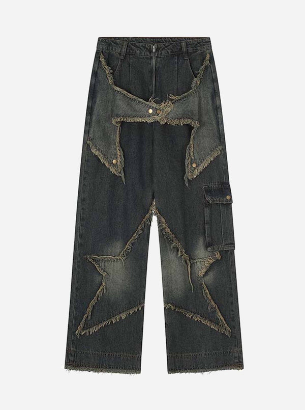 SOWHATON™ STREET STAR STRAIGHT JEANS