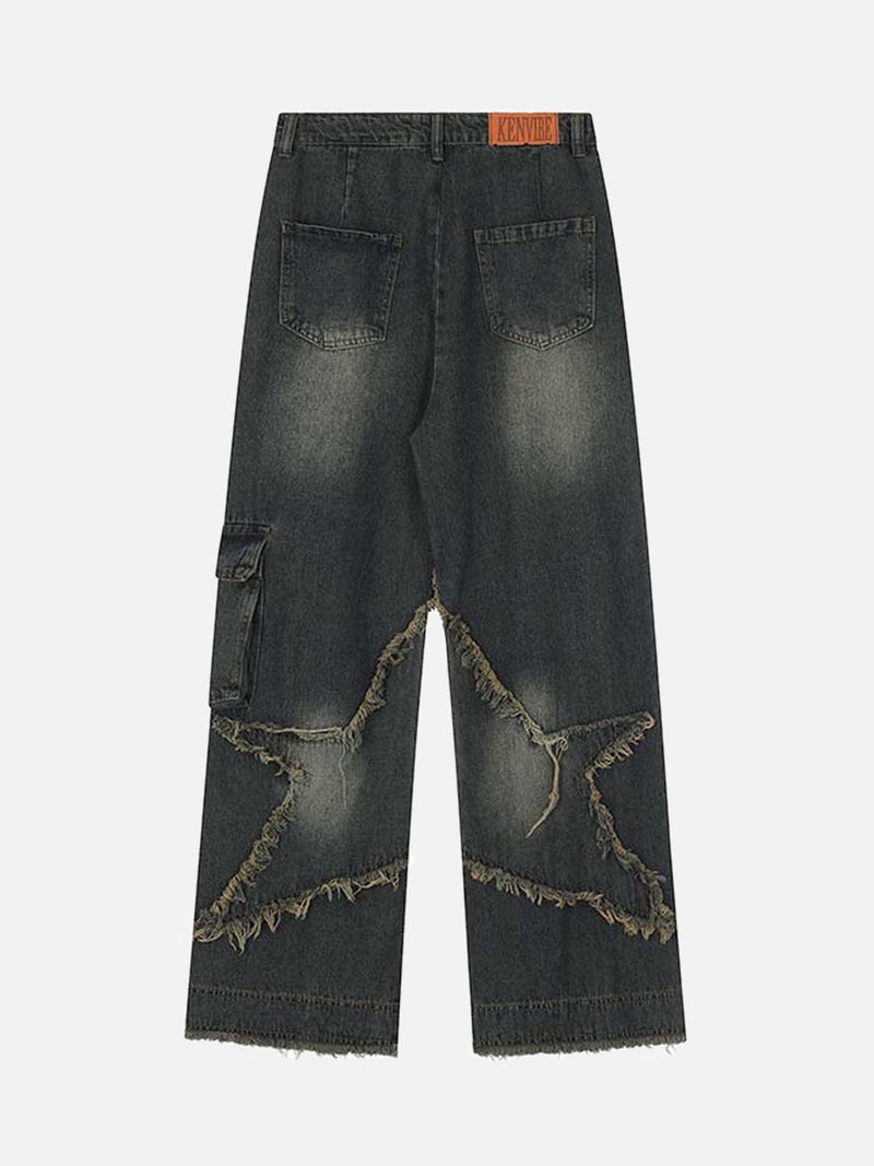 SOWHATON™ STREET STAR STRAIGHT JEANS