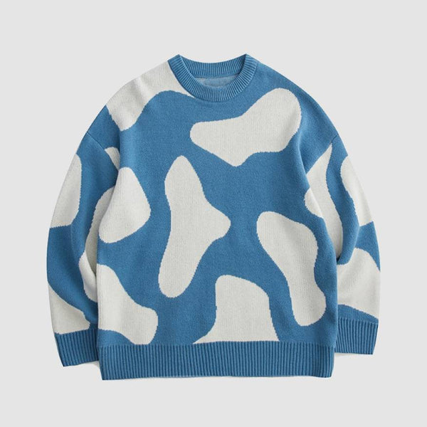 SOWHATON™ COW PATTERN COLOR BLOCK KAZAK