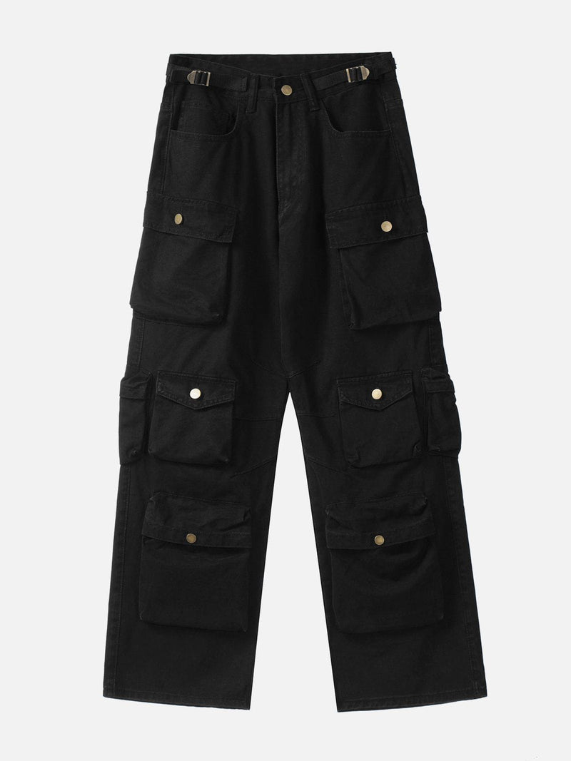 SOWHATON™ VINTAGE MULTI-POCKET CARGO PANTS