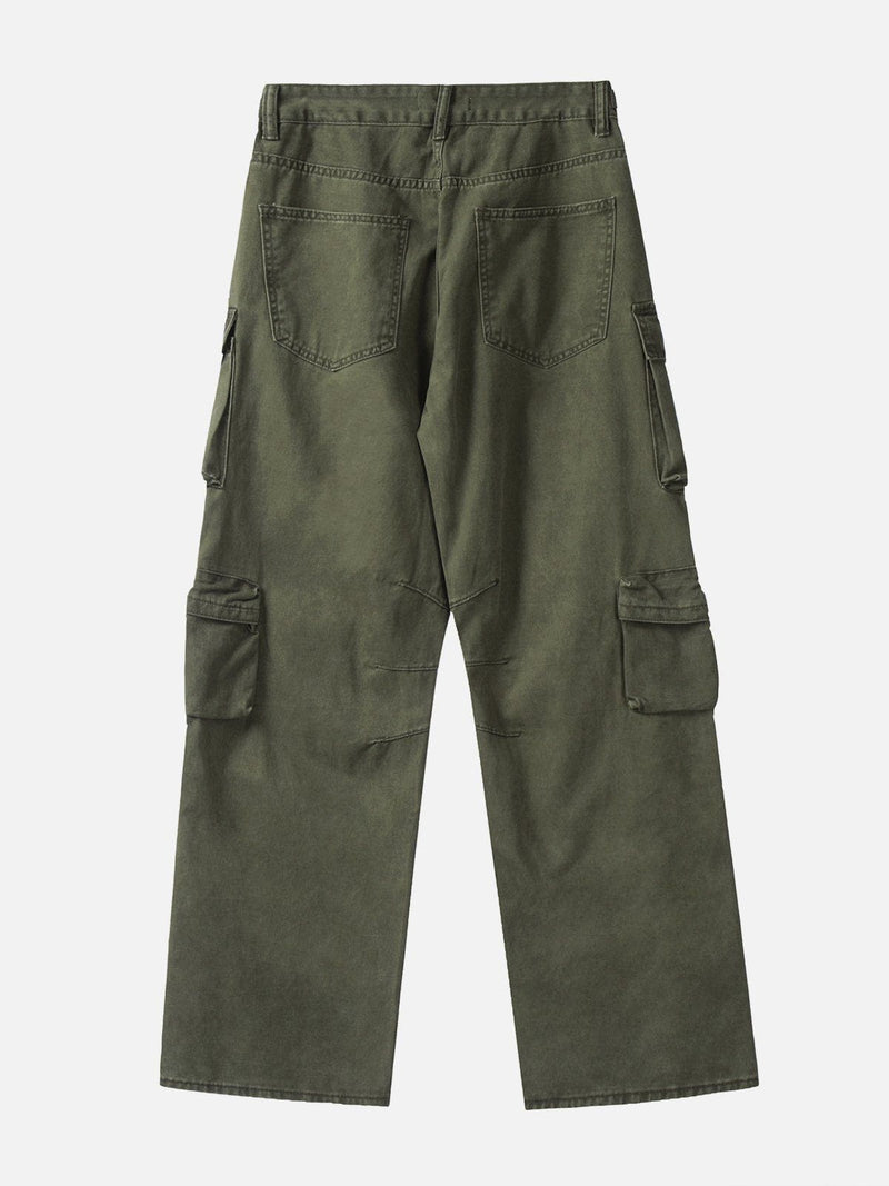 SOWHATON™ VINTAGE MULTI-POCKET CARGO PANTS