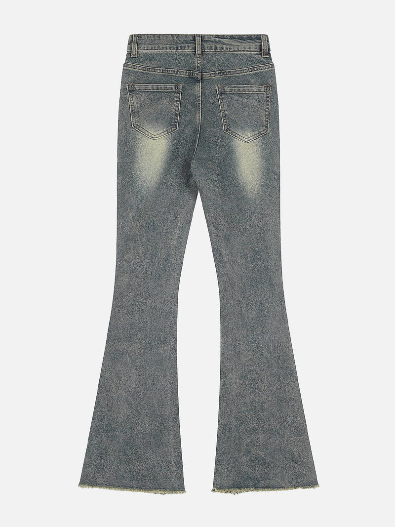 SOWHATON™ "STREET STAR" VINTAGE FLARED JEANS