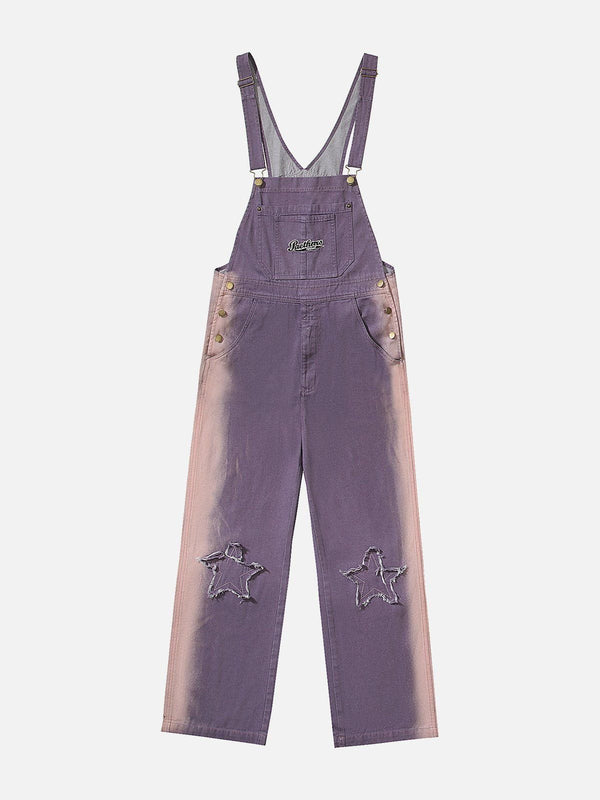 SOWHATON™ STAR FRINGED OVERALLS